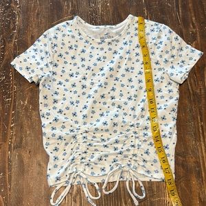 Blue flower Hollister shirt